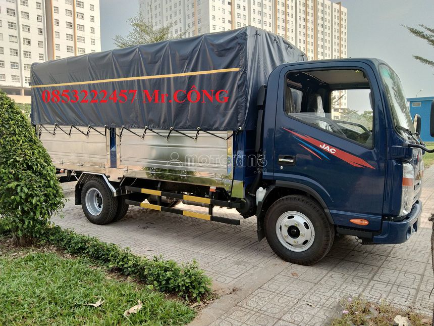 JAC N200 ( 1 tấn 9) thùng bạt - động cơ nhập khẩu isuzu 2019 ảnh 2